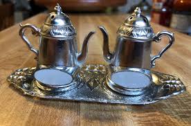 Vintage Collectible Coffee Pot/teapot Salt Pepper Shaker Set ...