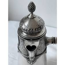 Antique German Sterling Silver Coffee Pot | Chairish