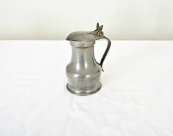 French 19th Century Small Pewter Pitcher - Fireside Antiques