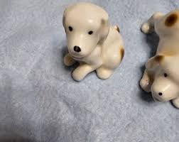 Three Cute Vintage China Dog Figurines - Etsy