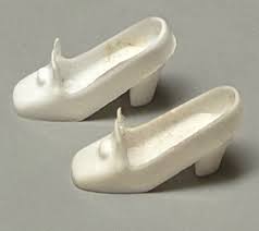 Vintage Barbie Mod Pilgrim Shoes (White) “Korea” – Doll Peddlar
