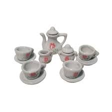Unbranded | Toys | Miniature Tea Set Play Dishes Porcelain ...