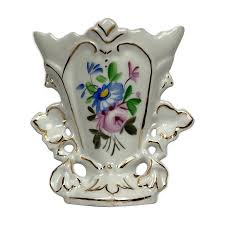 Vase of Bride porcelain XIXth Old Paris painted hand ...