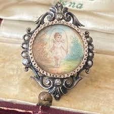 Antique Beard Purse With Silver Clasp and Real Stones - Etsy