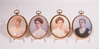 Lot - Nine Framed Predominantly Fahnestock Ancestral ...