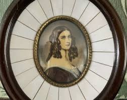 Miniature Painting on Ivory - Portrait of Queen of Sweden ...