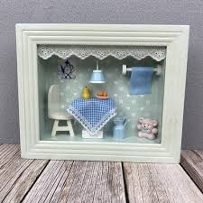 Vintage Diorama Victorian Dinette Miniature Dollhouse ...