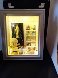 Completed Miniature Shadowbox Patio - Etsy Israel