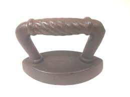 Antique Miniature Cast Iron Twisted Handle Salesman Sample ...