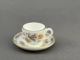 Wedgwood KUTANI CRANE Miniature 3-Pc Set Dinner Plate + Cup & Saucer | eBay