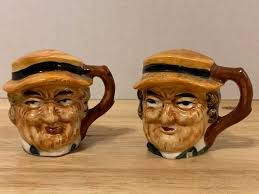 Vintage Hand Painted Toby Mug CHEEKY Salt and Pepper Shakers Japan IN0054 | eBay
