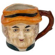 Vintage Old Man Toby Mugs Ceramic Hand Painted Figurine Made In Japan 2.5" | eBay