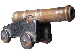 FORT WILLIAM HENRY EARLY 20TH C VINT C. I. W/BRASS TURRET 18TH C MINI TOY CANNON | eBay