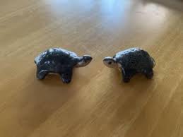 Set Of 2 Ceramic Turtle Figurines | eBay