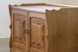 Vintage Danish Modern Oak Cabinets attributed Kjærnulf ...