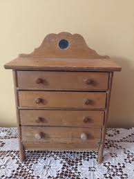 Darling Doll Dresser With Circle Mirror. 1940"s and is a ...