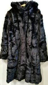 Roman's Faux-Fur Swing Coat "Black" sz M 14/16 NWOT | eBay