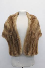 EXCELLENT CANADIAN PASTEL MINK FUR STOLE SHAWL WRAP WOMEN ...