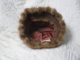 Vintage Betmar Bucket Style Brown Mink Fur Hat Women Lined ...