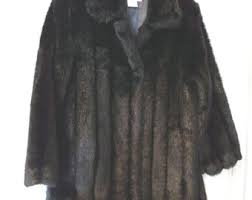 Vintage Jaclyn Smith Women's Classic Black Faux Fur Faux Mink Jacket Size S - Etsy