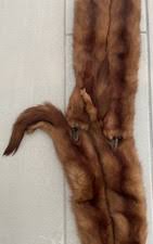 Fur Beige Vintage Scarves & Wraps for sale | eBay