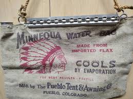 Minnequa Water Bag Pueblo Tent & Awning Co Made From Flax | eBay