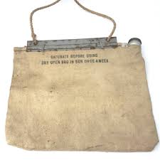 Vintage Coleman Canvas Desert Water Bag with Original Rope ...