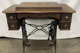 Antique Minnesota Model C Treadle Sewing Machine w/ 4 Drawer Cabinet Needs Belt | eBay