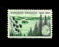 10 MINNESOTA Postage Stamps - Pack of (10) Vintage (issued ...