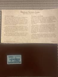 1949 MINNESOTA TERRITORY POSTAL COMMEMORATIVE SOCIETY FIRST DAY ISSUE STAMP NEW | eBay