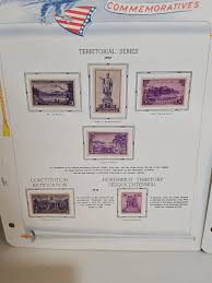 US Commemorative Stamps Territorial Series 1937- 1940. 4- Pages Complete MINT!! | eBay