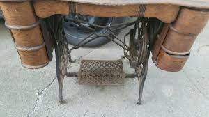 ANTIQUE Minnesota Model A Sewing Machine with cabinet/base ...