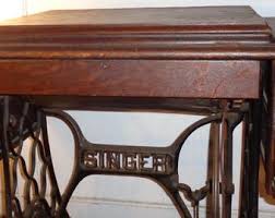 Antique Early 1900's Treadle Singer Sewing Machine Cabinet ...