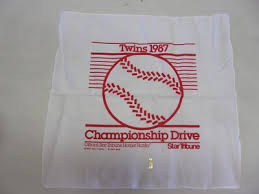 1987 Minnesota Twins Homer Hanky Official Star Tribune ...