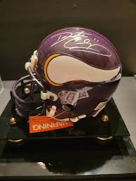 Minnesota Vikings Daunte Culpepper authentic Mini helmet and ...