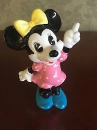 Vintage Mickey And Minnie Mouse porcelain Figurines Japan | eBay