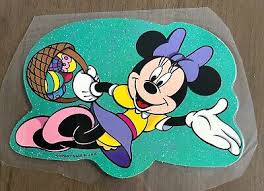 Vintage Disney Minnie Mouse & Donald Duck Die Cut Easter Wall Decorations | eBay