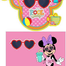 Beach Minnie Cake Topper - Etsy