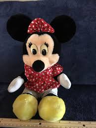 Vintage Walt Disney World Minnie Mouse Stuffed Plush Animal ...