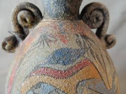 Hand-Made Ceramic copy Vase of Minoan Time Heraklion Museum ...