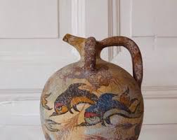 Scheurich Ceramic Head Sculpture 701 Black Bust Object WGP ...