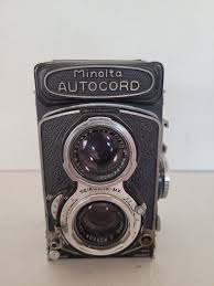 Vintage MINOLTA AUTOCORD TLR Film Camera ROKKOR 75mm F/3.5 Lens JAPAN 169201 | eBay
