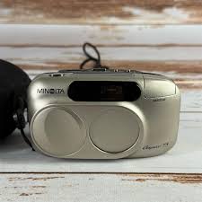 Minolta Capios 75 Silver Film Camera Auto | Mercari