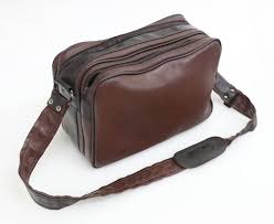 Vintage 1970s Diamond Camera Bag - Brown - Etsy