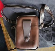 Vintage Leather Diamond Camera bag | Mercari