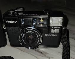 Minolta Hi-Matic AF2-M 35mm Point & Shoot Film Camera With Minolta Case | eBay