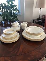 SET OF 28 MINTON BONE CHINA "GOLDEN DIADEM" PIECES IN MINT CONDITION | eBay