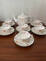 Minton Haddon Hall Green 6 Pot Set Used | eBay