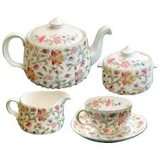 Minton Haddon Hall 27 Pieces Tea Set Bone China Porcelain at ...