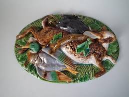 Minton Majolica Mallard Game Pie Dish and Cover For Sale at ...
